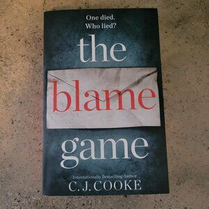THE BLAME GAME by C.J COOKE Paperback Thriller Novel - GUC